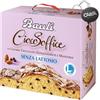 CAIYA Bauli Colomba CiocoSoffice Senza Lattosio con Gocce di Cioccolato Extra Fondente e Mandorle 750g con Portachiavi CAIYA® (Pasqua 2024)
