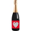 Bottle-Up Idea regalo spumante Prosecco DOC, bottiglia personalizzata originale per San Valentino, bomboniere, anniversario di fidanzamento e di matrimonio (0,75L, Labirinto dell'amore)