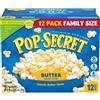 Pop Secret Popcorn al burro per microonde, 12 ct (sacchetti da 90,7 grammi), scatola da 1,088 g (confezione da 1)