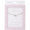 Depesche 13895.35 Collana con leone e cuore, argentata, regolabile in lunghezza (42 cm + 5 cm), regalo o piccola attenzione