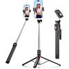 daidora Treppiede Smartphone e Bastone Selfie, 170cm Cavalletto per Smartphone Portatile con Telecomando Wireless, Compatibile con iPhone/Android