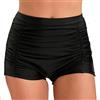 Viloree Donna Bikini Slip Vita Alta Costume da Bagno Brasiliana Briefs Pantaloni Parte Inferiore Estate Mare Nero-3 3XL