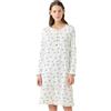 Noidinotte; more than pyjamas Noidinotte - Camicia da Notte Donna Estiva in Cotone Articolo Cherie. - XL Panna