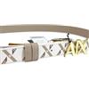 Armani Exchange CINTURA DONNA REVERSIBILE XW001203 AF17155 M1245 OFF WHITE-SAND
