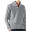 CXKOLD Maglione Natalizio Ragazzo Pile Trekking Uomo Uomo Autunno e Inverno Soild Senza Cappello Zipper Caldo Cardigan Cappotto Lavorato a Maglia Manica Lunga Maglioni Top Uomo Original Sweater Felpa