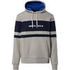NORTH SAILS Felpa Hoodie Uomo a Righe in Cotone Organico