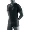 CAGI 3 Mezza Manica Scollo V Art 5305 100% Cotone Nero TG. 4