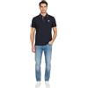 Blauer Polo in Piquet Damon (IT, Testo, M, Regular, Regular, Bianco Ottico)