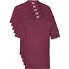 Fruit of The Loom Valueweight 5 Pack, T-Shirt Uomo, Rosso (Burgundy 41), XX-Large (Taglia Produttore: 2 X-L)