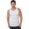 Enrico Coveri 6 Pezzi Canottiera Coveri Uomo Spalla Larga ET1102 in Cotone Pettinato, Assortito (Blu, Grigio e Nero), 10/5XL