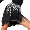 SEAUR Gonna con Nappa da Latino Ballo Tango Gonnella da Danza Salsa Rumba Samba Dancewear Accessori per Donne Ragazze