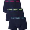 HUGO Trunk Triplet Pack, Trunk Uomo, Navy 414, XL
