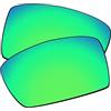 EZReplace Lenti di ricambio per occhiali da sole Oakley Gascan OO9014 (lenti polarizzate), Policarbonato aggiornato Ar rivestito primavera verde, Taglia unica