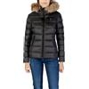 Blauer Piumino Donna con Cappuccio in Pelliccia Arcadia in Nylon Lucido 25WBLDC03099 8057629902446 - L Grigio L