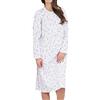 Linclalor Camicia da Notte Donna Manica Lunga Serafino 92634, Panna Anemone, 58
