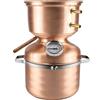 La Ramera Distillatore Alambicco da 5 Litri a Fungo per Grappa, Whisky, Brandy, ECC... …