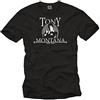 MAKAYA T-Shirt Uomo Mafia Scarface Toni Montana al Pacino Nera XL