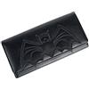 Banned Alternative Bat Wallet Donna Portafoglio nero 100% poliuretano