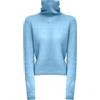 Generic Maglioncini Donna Firmati Maglia in Cashmere Donna Maglione di Lana da con Taglio Semplice in Maglia con Base Maglione Peloso Invernale Sky Blue M