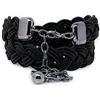 Emila Cintura argentata donna elegante cerimonia cinta da ragazza matrimonio elastica per abito x vestito sottile regolabile slim di moda fashion Corda Argento