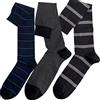 Infinity 6 paia Calze Lunghe Uomo Cotone Filo di Scozia Elasticizzato disegni moda pois Eleganti per Lavoro D'Ufficio Fresche e Traspirante Made in Italy (43-46, Tricolore)