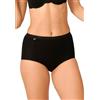 Sloggi Basic+ Maxi 4p Slip, Nero (Black), 3 (Pacco da 4) Donna