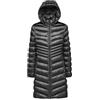 Geox W Zosma Long Jkt Giacca, Nero, 40 Donna