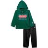 Champion Legacy Legacy American Classics TD - Graphic Shop Hooded Completo, Verde AVT/Blu Marino, 12 mesi Bimbo 0-24 FW23