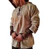 Each Women Camicia Medievale Rinascimentale da Uomo Costume da Pirata Camicia Lunga vichinga Abito Medievale