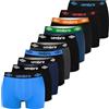 Umbro - Premium Briefs Boxer Uomo in Cotone - Confezione da 10 - Morbidi - Comodi - Elasticizzati - Transpirati - Sportivi - Stile Iconico | Mutande Uomo Intimo Uomo