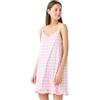 Noidinotte; more than pyjamas Noidinotte - Camicia da Notte Donna Estiva in Cotone Articolo Vichy Heart. - S Rosa