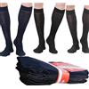 calze college 6/9 Paia Calze Lunghe in puro cotone filo di scozia Elasticizzato daUomo Rinforzati su Punta e Tallone, cotone fresco e leggero per l'Ufficio, Prodotto Italiano (9Paia Francesi, 39-42)