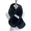 Asudaro Sciarpa di Pelliccia da Donna Sciarpa Invernale Caldo Colletto in Pelliccia di Volpe Sintetica Scialle Solido Colletto Ecliccia Fazzoletto da Collo Scaldacollo Sciarpe Involucro 100 16 cm