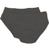 RAGNO SPORT Slip Uomo Confezione 2 Capi Puro Cotone Elastico in Vita ricoperto Natural Comfort artcolo 60141Q, 020B Nero, 4 - Quarta