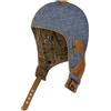 Stetson Cappello Autista in Lino con Pelle Uomo - Made Germany Fodera, Fodera Primavera/Estate Estate - L (58-59 cm) Denim