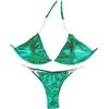 Amber Competition Bikinis Bikini da competizione, da competizione, colore verde lucido, Verde