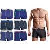 Navigare Offerta Boxer o Slip Uomo Pacco da 6 Elasticizzati Vari Modelli (IT, Testo, M, Regular, Regular, 212226Z)