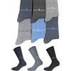 Navigare 6 Paia Calze CORTE Uomo Caldo Cotone Taglia Unica 39-46 Varie fantasie (211, Taglia Unica)