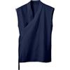 Bauzuoyo Giacca da Uomo Tradizionale Senza Maniche Kimono Giapponese Giapponese Chiusura a Lacciuolo in Cotone e Lino Abbigliamento Cinese Hanfu Tang Abito con Apertura Frontale Yukata Comodo e Traspirante