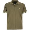 Coveri Polo Uomo Manica Corta Sportiva a Fantasia Cotone 100% M L XL XXL XXXL (XXXL - Militare)