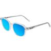 Scicon Sports Vertex Lifestyle Sunglasses (Crystal Gloss/Multimirror Blu Lens)