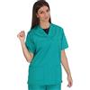 tessile astorino Casacca Ospedaliera Vari Colori Scollo a V Giacca Sanitaria Uomo e Donna per Studenti Infermiere e OSS (XXXL, Bordeaux)