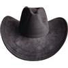 WLIHDB Cappello da Cowboy Cappello da Cowboy Cowhead in Pelle Scamosciata Grande per Uomo(Color3)