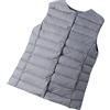 Peuignao Gilet Piumino Donna Leggero Piumino Smanicato Donna Gilet Trapuntato Puffer Piuma Donna Giubbotto Giubbino Giacca Giacchetto Smanicato Donna Invernale Giacche Senza Maniche Donna Down Vest Donna Gris