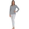 Linclalor Pigiama donna in viscosa elasticizzata art. 02499-52, Fantasia