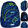 ASTRA Zaino Scuola Zaino Tre Scomparti Stampa Interessante Borsa Scuola Ragazzo Gioco Colore Blu Navy BAG AB330 GAMING, Blu, basic