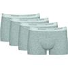 Sloggi Uomo Basic Short Boxer in Confezione da 2P + 2P 4 Pezzi (4, 0004 Nero)