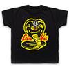 My Icon Art & Clothing Karate Cobra Kai Dojo Logo Sports Film - Maglietta da bambino Nero 9-11 Anni