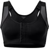 Generic Reggiseno Con Chiusura Frontale Per Tutti I Giorni Per Donne Anziane Con Seno Cadente Bra A Compressione Post-operatorio Per Donna Reggiseno Correttore Posturale(Black,5XL)