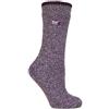 HEAT HOLDERS - Calze termiche da donna a gamba lunga, rinforzate, 2,9 TOG, in lana merino, per l'inverno, vino, 4-8 Tall